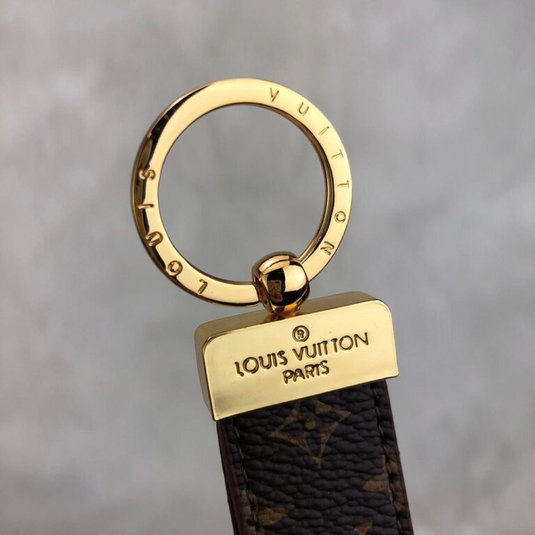louis vuitton anahtarlik dragonne kahve monogram