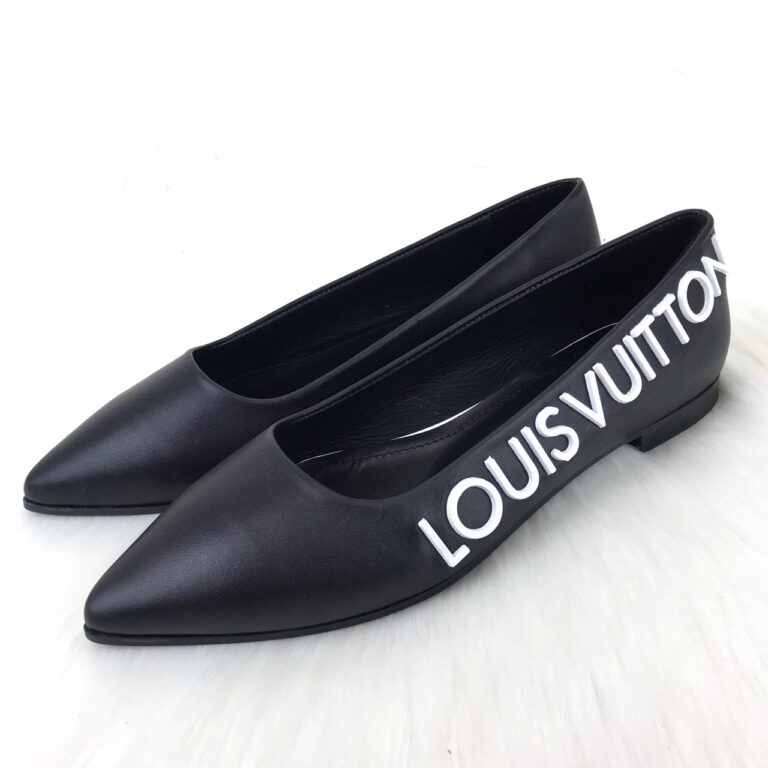 louis vuitton ayakkabi ballerinas babet siyah