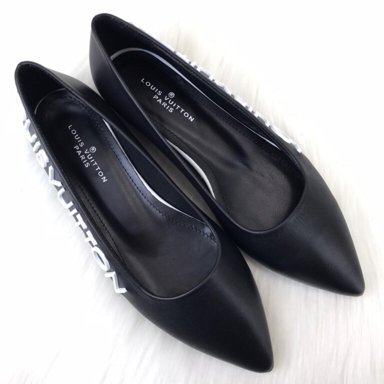 louis vuitton ayakkabi ballerinas babet siyah