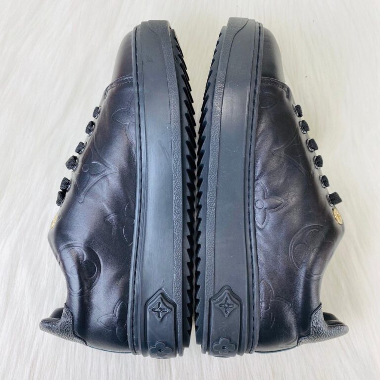 louis vuitton ayakkabi siyah sneaker timeout