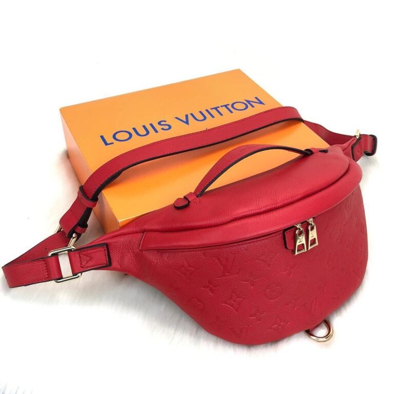 louis vuitton canta bel bumbag empreinte kirmizi