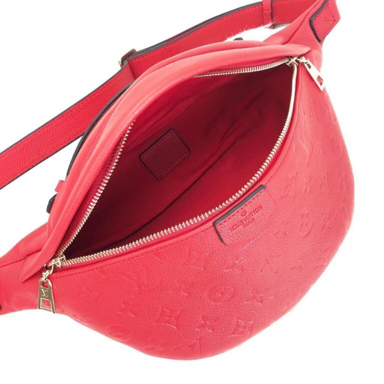 louis vuitton canta bel bumbag empreinte kirmizi