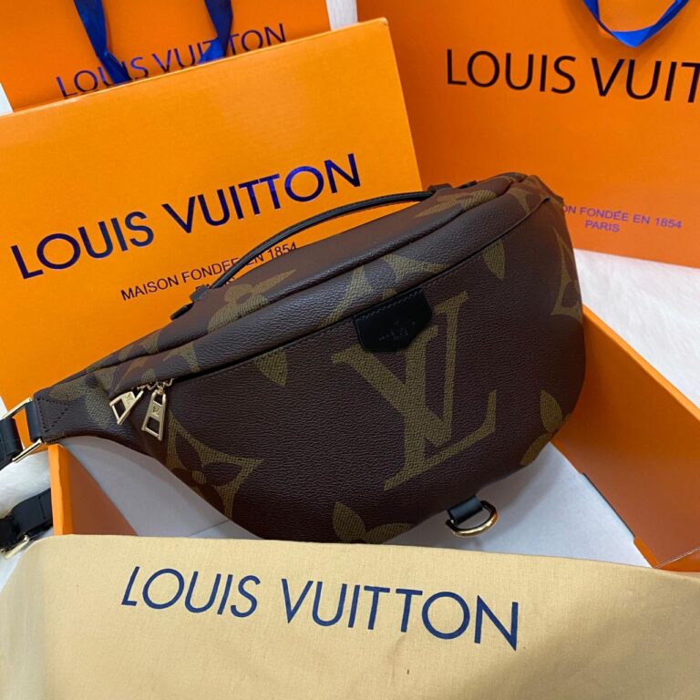 louis vuitton canta bel bumbag oversize kahve