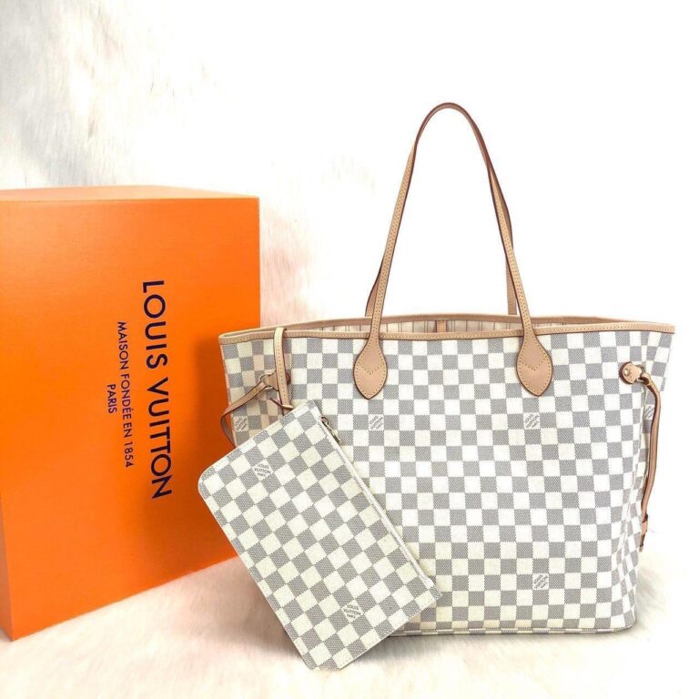 louis vuitton canta beyaz buyuk boy neverfull damier 39x32x19