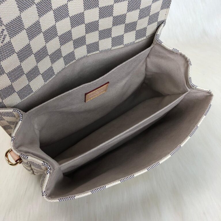 louis vuitton canta beyaz metis damier pochette 25x19cm