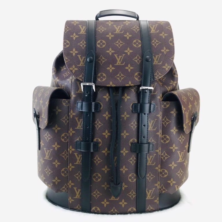 louis vuitton canta christopher backpack sirt kahve monogram