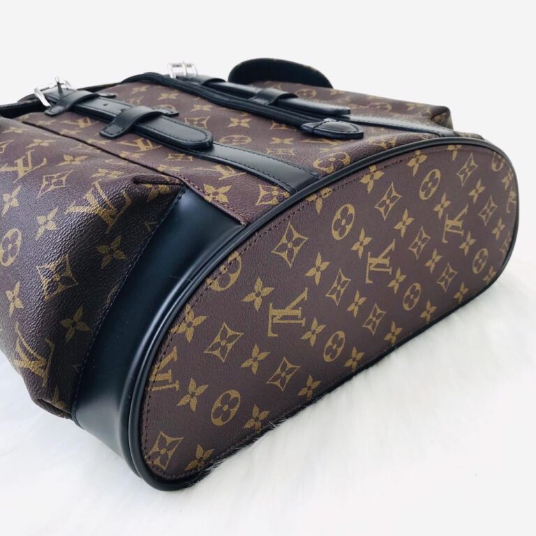louis vuitton canta christopher backpack sirt kahve monogram