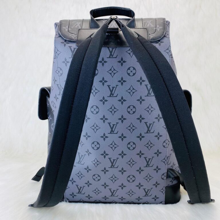 louis vuitton canta christopher backpack sirt siyah gri
