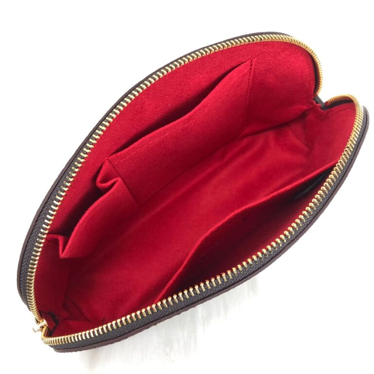 louis vuitton canta damier kahve cosmetic pouch portfoy veya makyaj