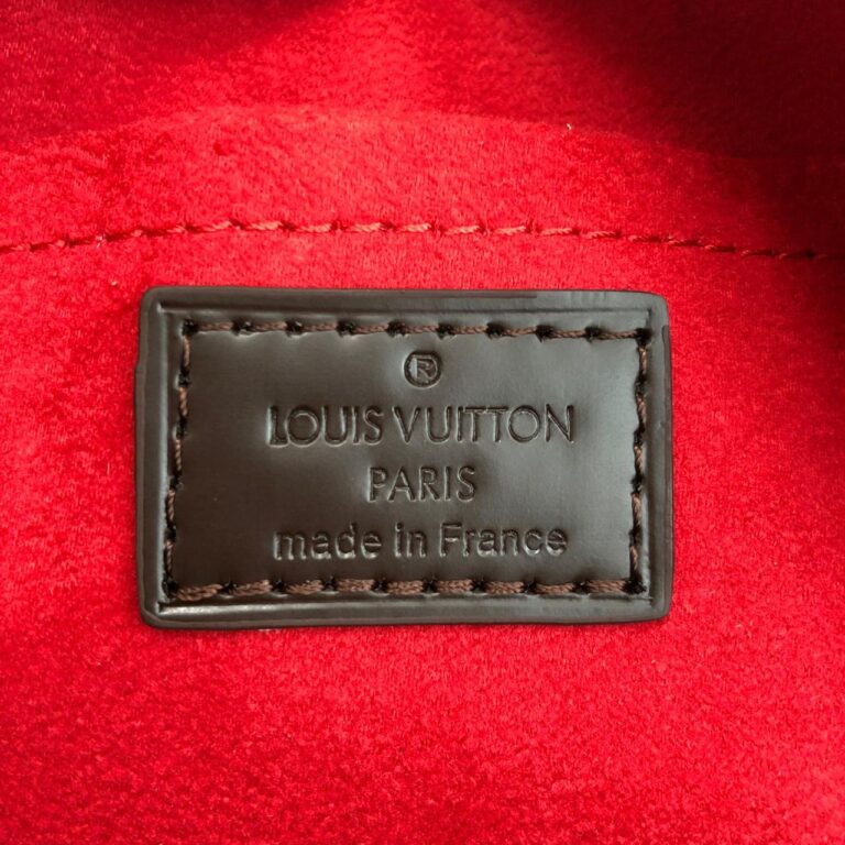 louis vuitton canta damier kahve cosmetic pouch portfoy veya makyaj
