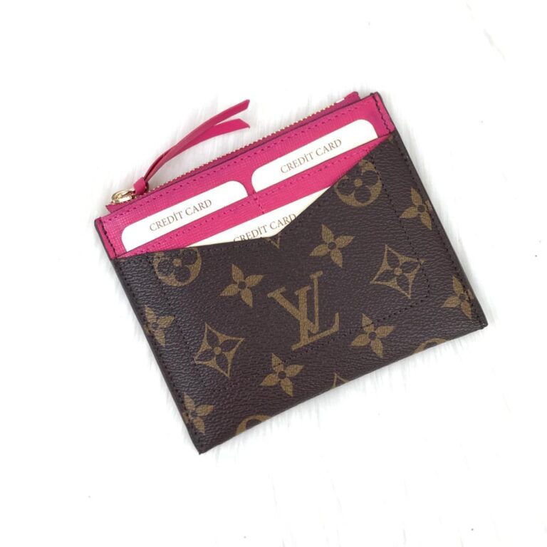 louis vuitton canta maxi card holder kartlik fusya