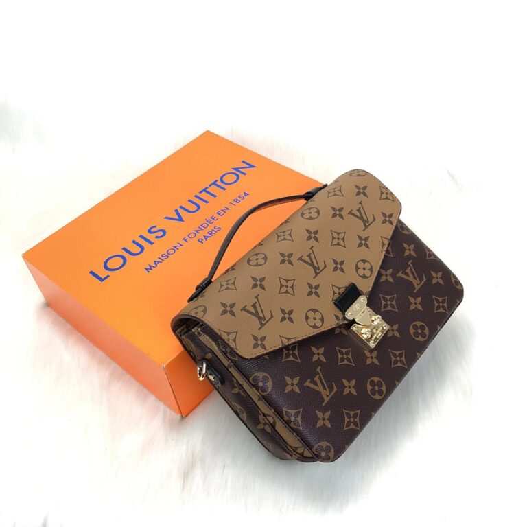 louis vuitton canta metis acik kahve damier pochette 25x19cm