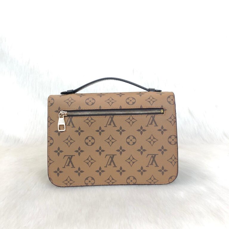 louis vuitton canta metis acik kahve damier pochette 25x19cm