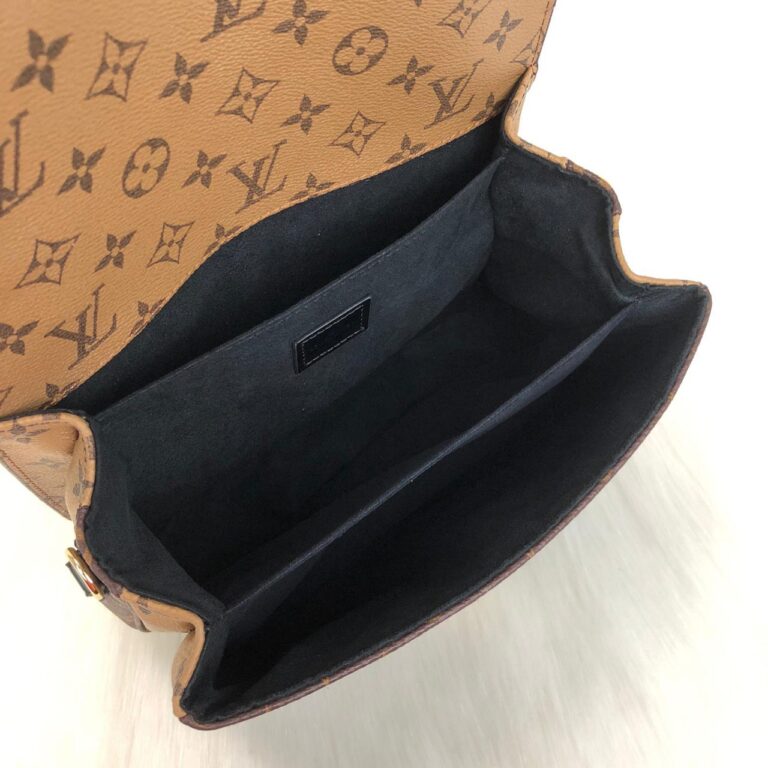 louis vuitton canta metis acik kahve damier pochette 25x19cm