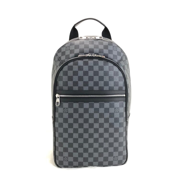 louis vuitton canta michael backpack sirt damier gri