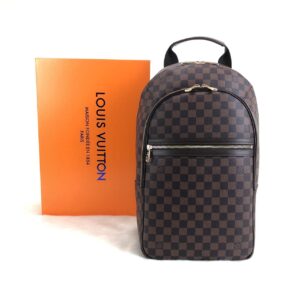 louis vuitton canta michael backpack sirt damier kahve