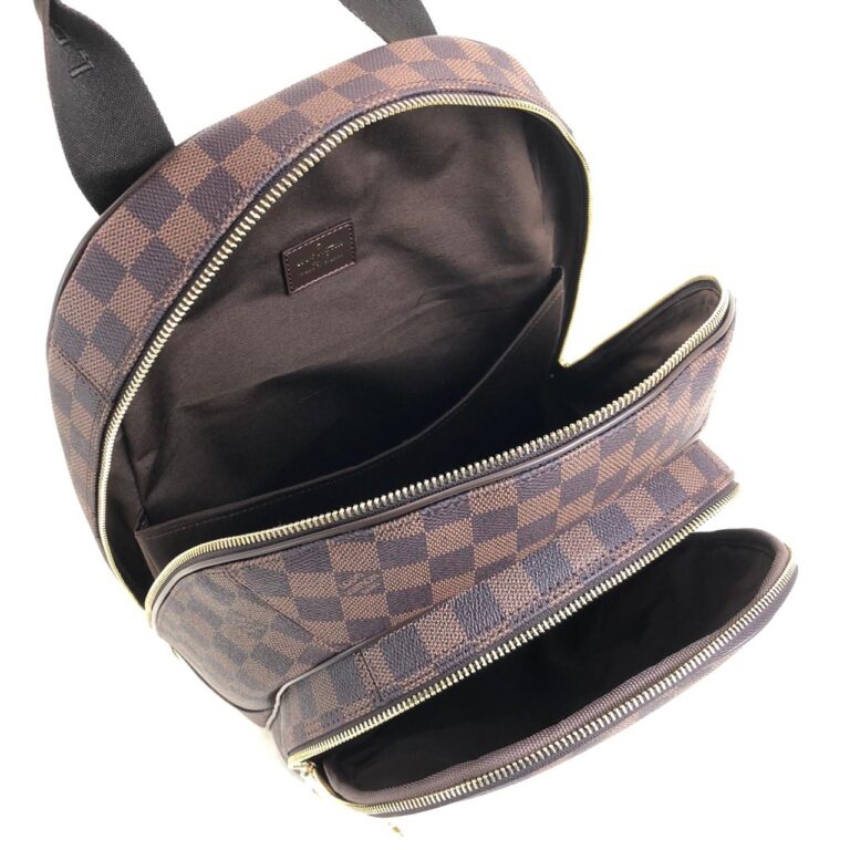 louis vuitton canta michael backpack sirt damier kahve
