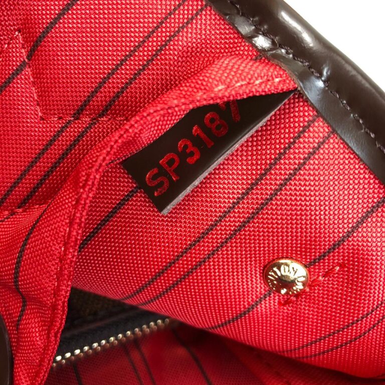 louis vuitton canta neverfull mini boy damier kahve 29x22x13cm