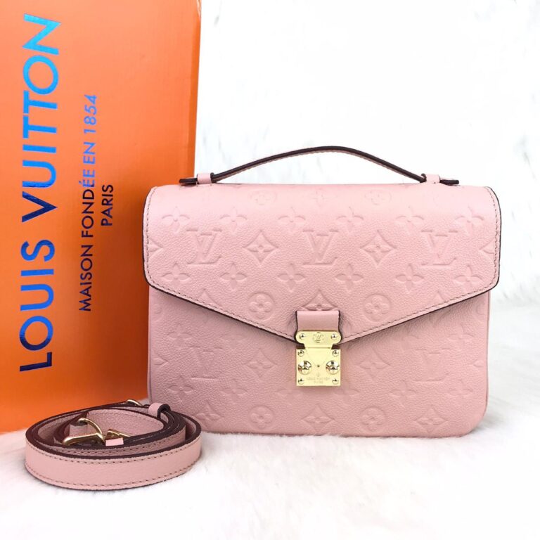 louis vuitton canta pembe metis pochette 25x19cm