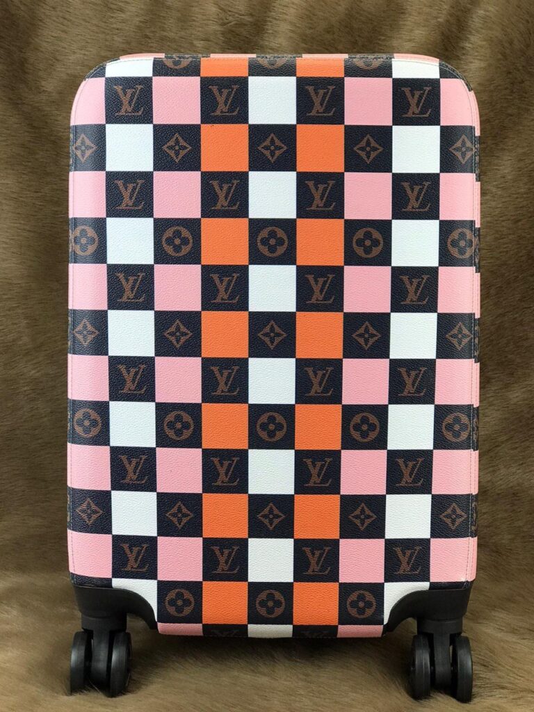 louis vuitton canta renkli zephyr kabin boy cek cek valiz 55cm