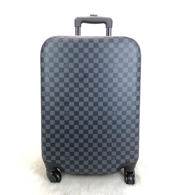 louis vuitton canta siyah gri damier zephyr kabin boy cek cek valiz 55cm