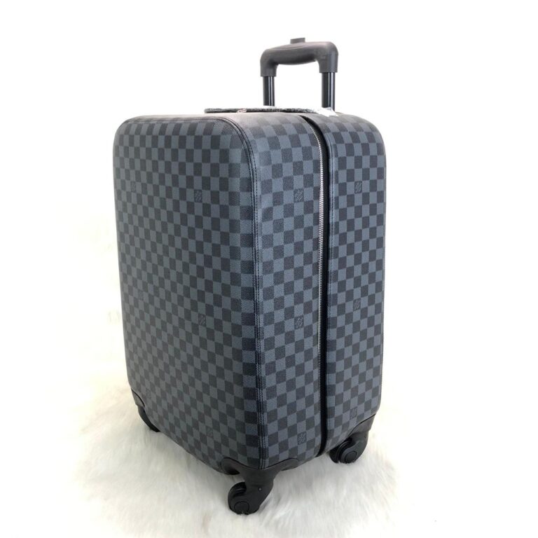 louis vuitton canta siyah gri damier zephyr kabin boy cek cek valiz 55cm