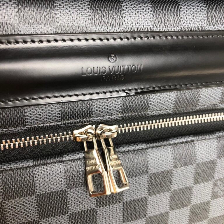 louis vuitton canta siyah gri damier zephyr kabin boy cek cek valiz 55cm