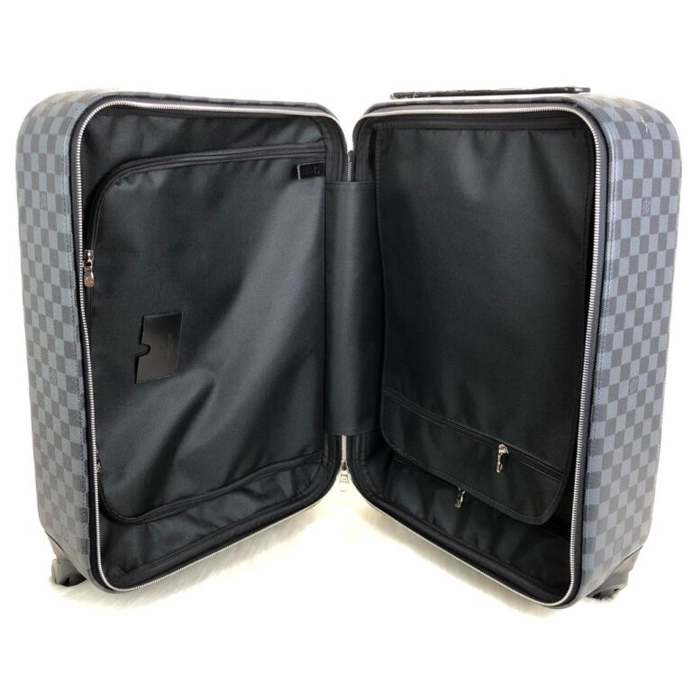 louis vuitton canta siyah gri damier zephyr kabin boy cek cek valiz 55cm