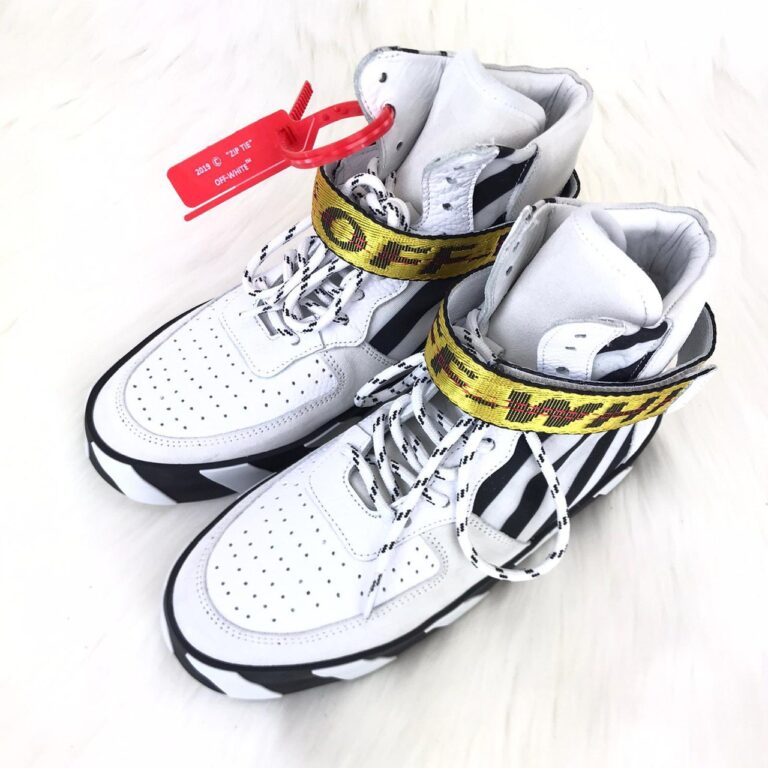 off white ayakkabi sneaker virgil mid top beyaz