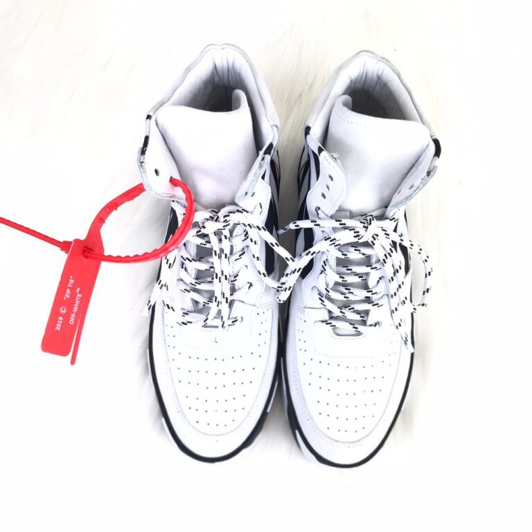off white ayakkabi sneaker virgil mid top beyaz