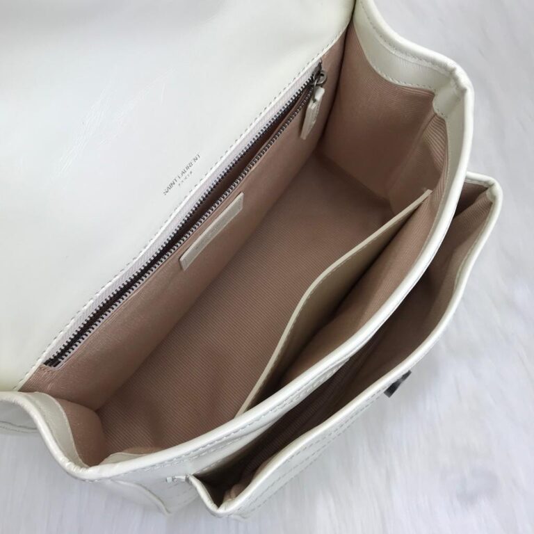 yves saint laurent ysl canta krem niki medium 28x20cm