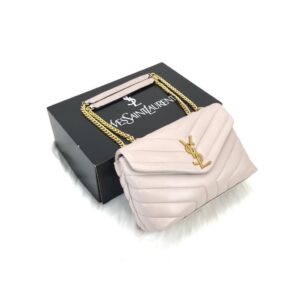 yves saint laurent ysl canta loulou medium camel gold 28x19cm