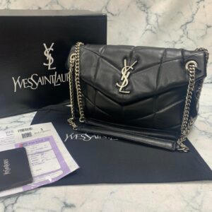 yves saint laurent ysl canta loulou puffer siyah