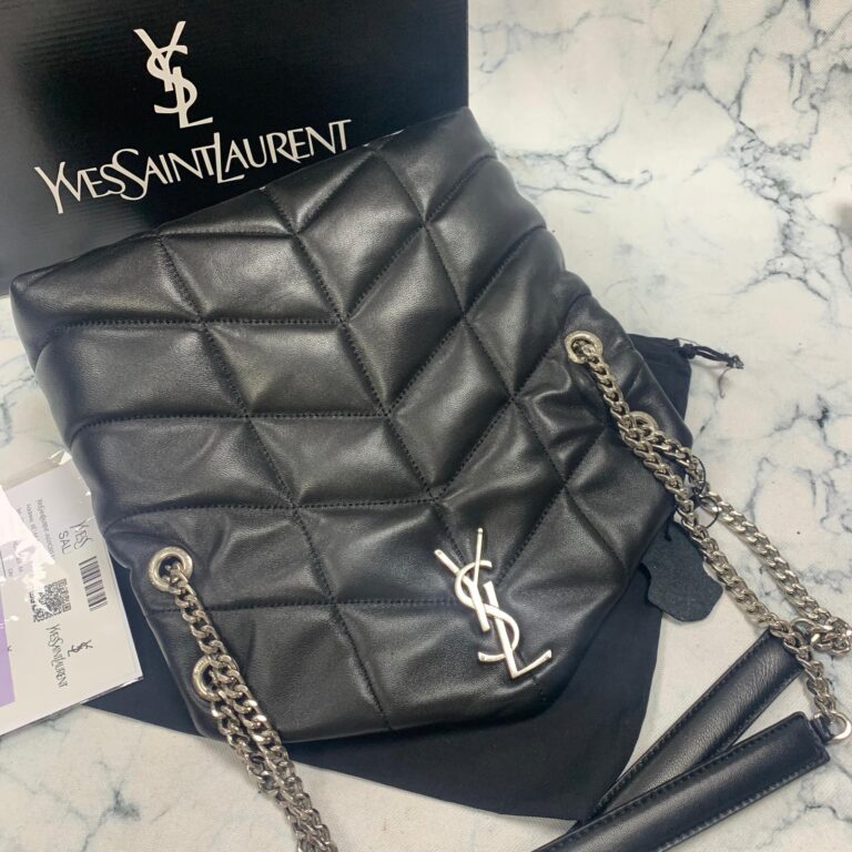 yves saint laurent ysl canta loulou puffer siyah