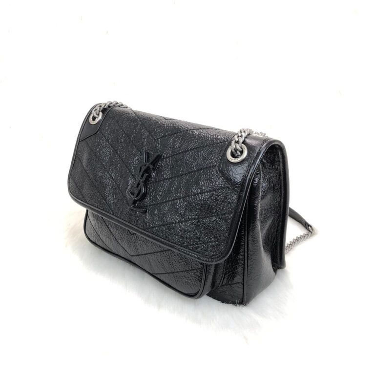 yves saint laurent ysl canta siyah niki medium 28x20cm