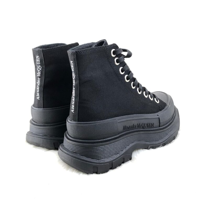 alexander mcqueen ayakkabi tread slick siyah bot