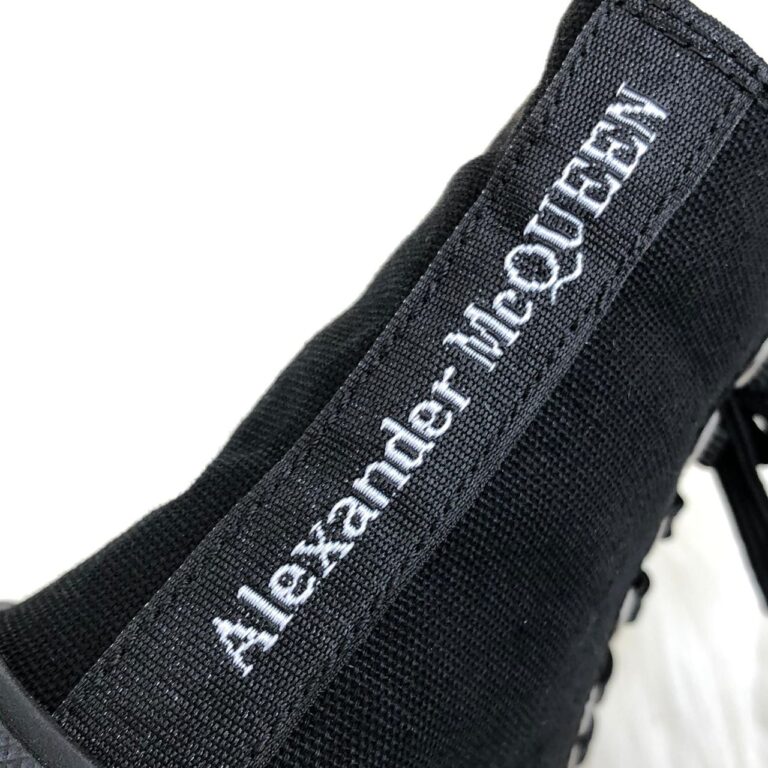 alexander mcqueen ayakkabi tread slick siyah bot