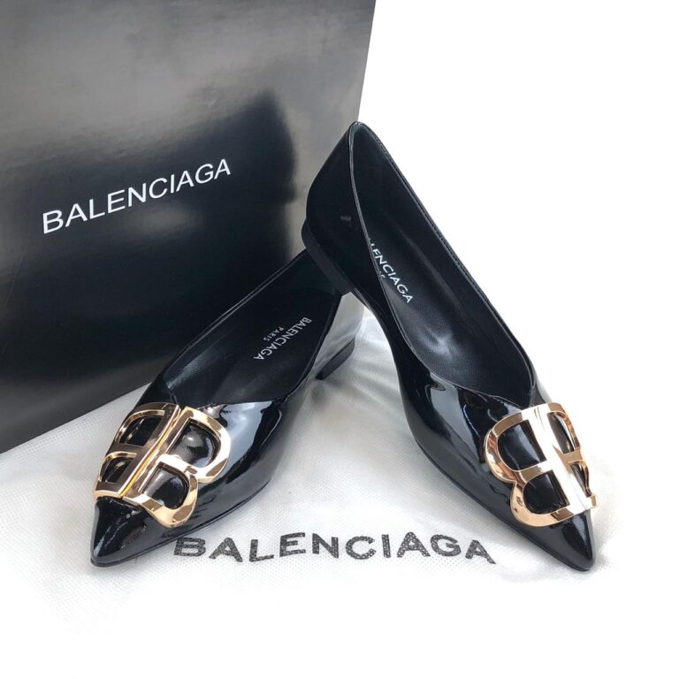 balenciaga ayakkabi siyah babet square knife ballerinas rugan