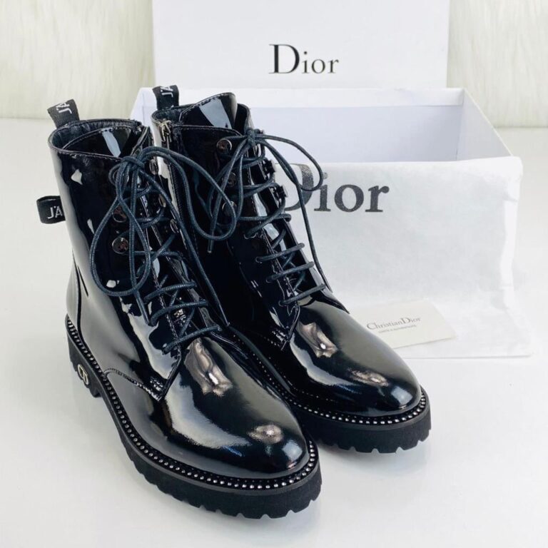 christian dior ayakkabi bot rugan rebelle army taban topuk 3cm