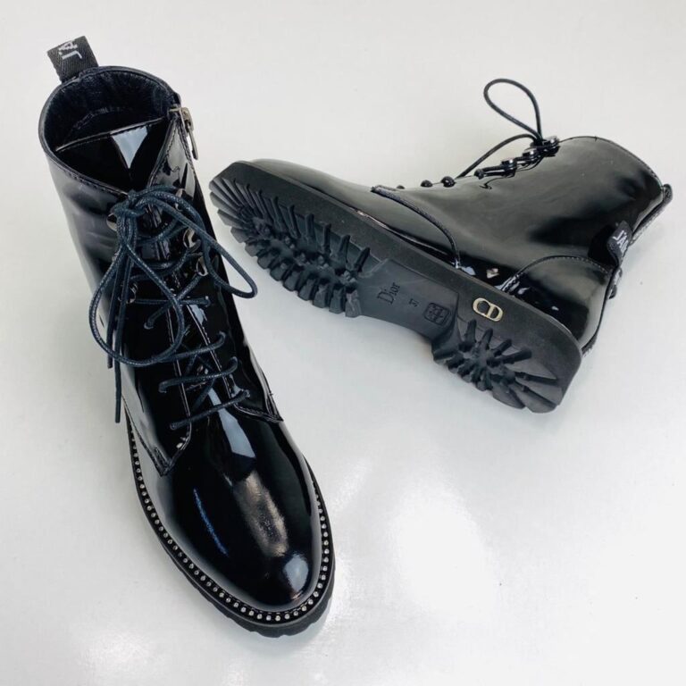 christian dior ayakkabi bot rugan rebelle army taban topuk 3cm