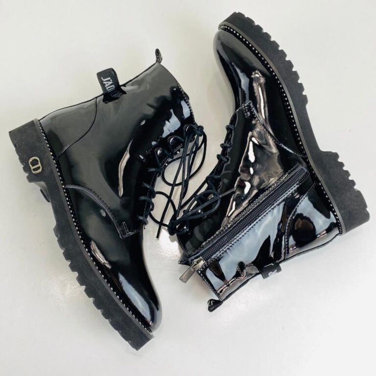 christian dior ayakkabi bot rugan rebelle army taban topuk 3cm