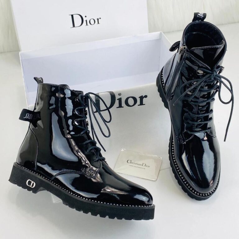 christian dior ayakkabi bot rugan rebelle army taban topuk 3cm