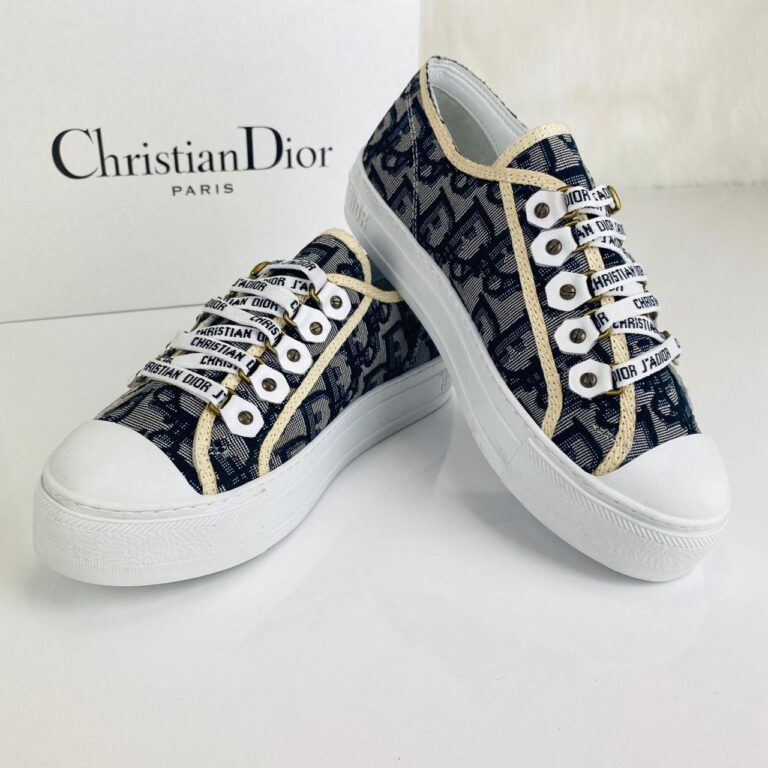 christian dior ayakkabi walkn sneaker sari serit