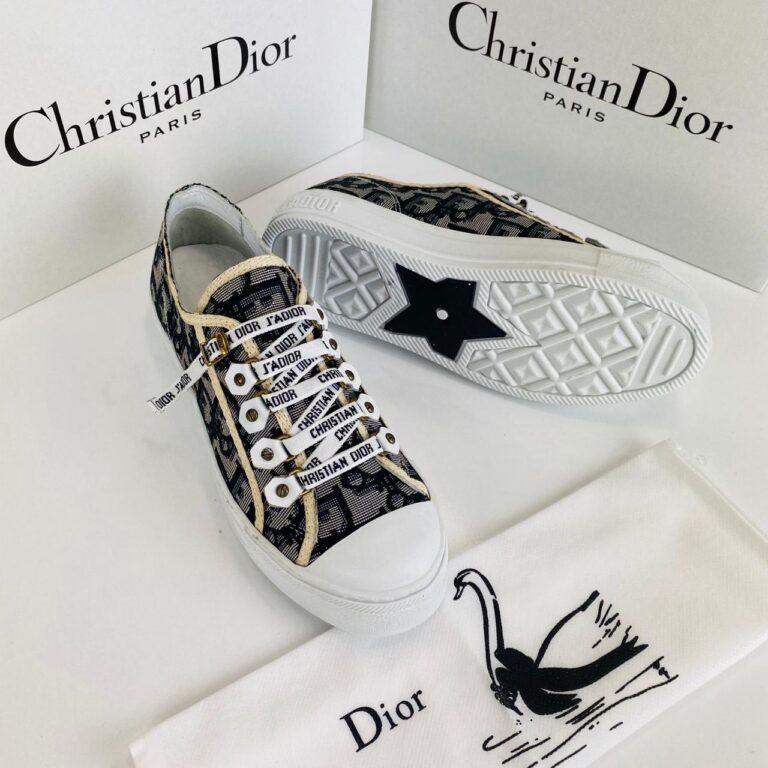 christian dior ayakkabi walkn sneaker sari serit