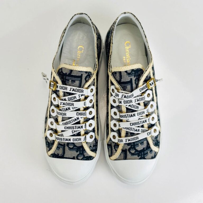christian dior ayakkabi walkn sneaker sari serit