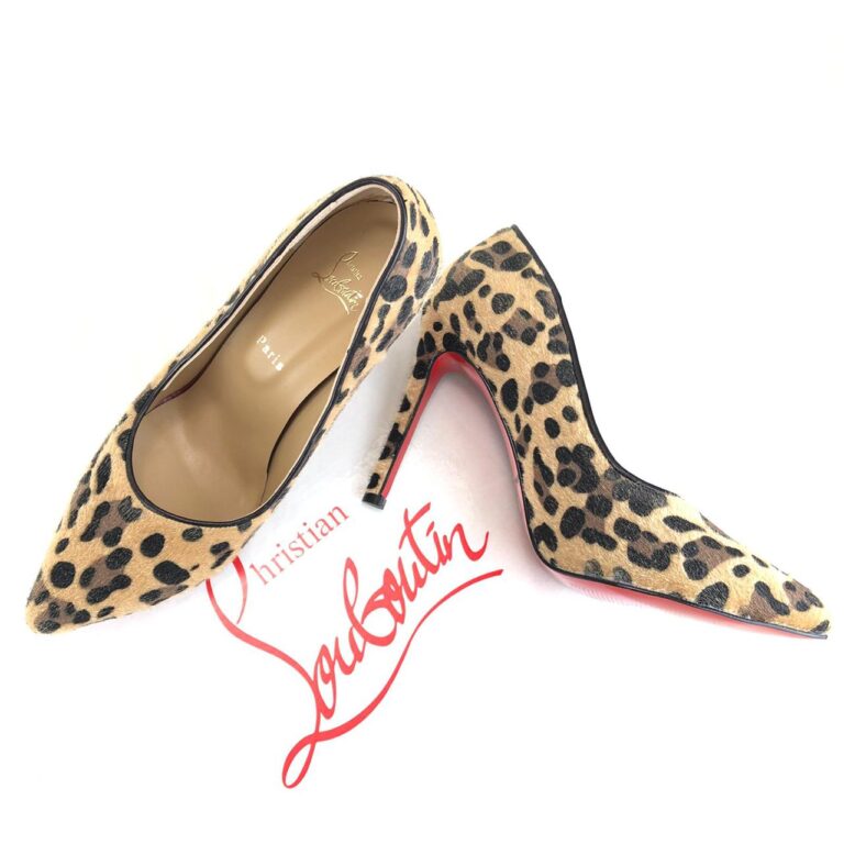 christian louboutin ayakkabi So Kate deri stiletto leopar