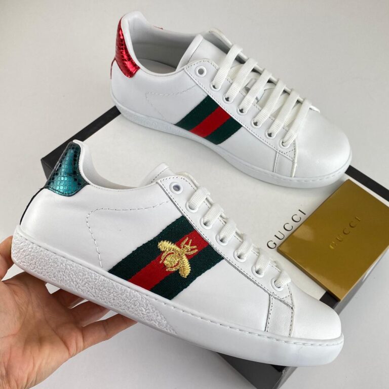 gucci ayakkabi ace embroided sneaker