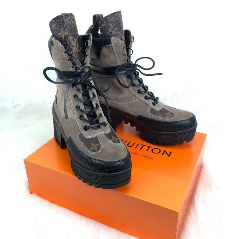 louis vuitton ayakkabi bot govde suet laureate platform