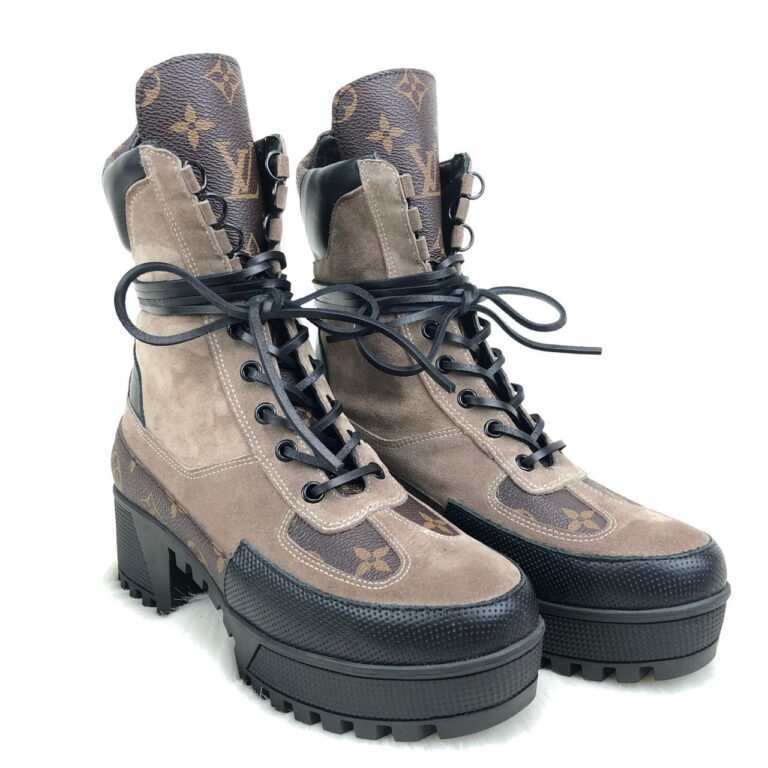 louis vuitton ayakkabi bot govde suet laureate platform