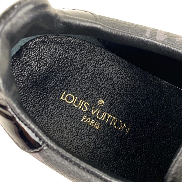 louis vuitton ayakkabi frontrow sneaker siyah